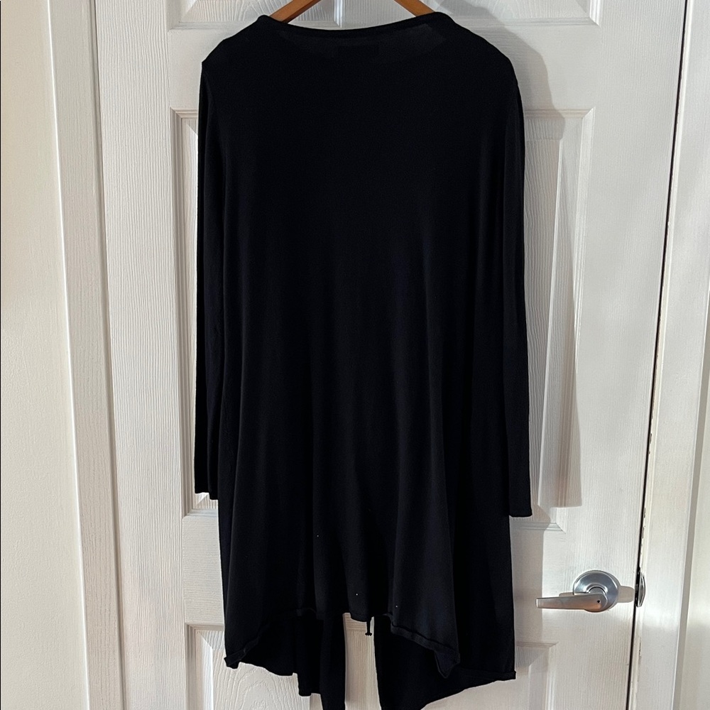 Spirit 2 Piece Black Cardigan with Tank sweater set - Picture 5 of 7